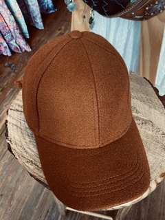 Gorra de paño Marron