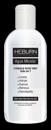 Agua micelar x 200 ml Heburn