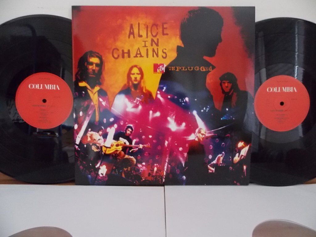 LP ALICE IN CHAINS - MTV UNPLUGGED - DUPLO 02 LPS - 180 GR. - 2010 - MADE  IN THE EU