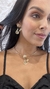 Conjunto Chocker onda vazada + brinco na internet