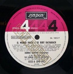Vinilo Lp Ronnie Aldrich El Mundo Phase 4 De Burt Bacharach - BAYIYO RECORDS