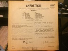 Vinilo Anzoategui La Nueva Voz Poetica Del Folklore Canta 70 - comprar online