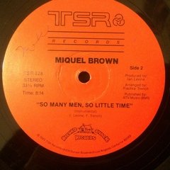 Vinilo Miquel Brown So Many Men - So Little Time Maxi Usa 83 - comprar online