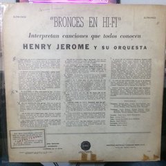 Vinilo Henry Jerome Y Su Orquesta Bronces En Hi-fi Interpret - comprar online