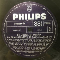Vinilo Paul Mauriat De Música En Música La Gran Orquesta Arg - BAYIYO RECORDS
