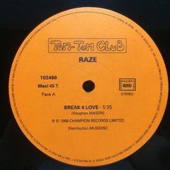 Vinilo Raze Break 4 Love Maxi Francia 1988 - BAYIYO RECORDS