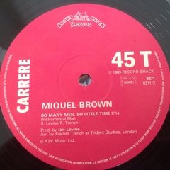 Vinilo Miquel Brown So Many Man, So Little Time Maxi Francia - BAYIYO RECORDS