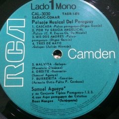 Vinilo Samuel Aguayo Paisaje Musical Del Paraguay Lp Argenti - BAYIYO RECORDS