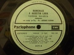 Vinilo Ramona Galarza Homenaje A Agustín Lara Lp Arg 1971 - BAYIYO RECORDS