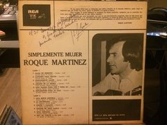 Vinilo Roque Martinez Simplemente Mujer Lp Arg 1980 Promo - comprar online