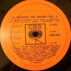 Vinilo Varios La Dulzura Del Bolero Vol. 4 Lp Argentina - BAYIYO RECORDS