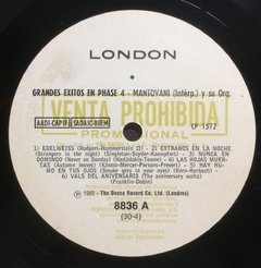 Vinilo Lp - Montovani - Grandes Exitos En Phase 4 1980 Arg - BAYIYO RECORDS