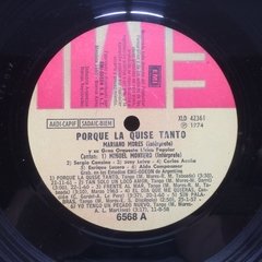 Vinilo Mariano Mores Porque La Quise Tanto Lp Argentina 1974 - BAYIYO RECORDS