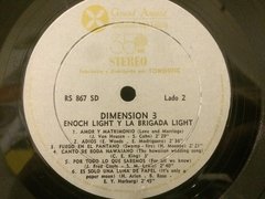 Vinilo Enoch Light Y La Brigada Light Dimension 3 Lp Arg - tienda online