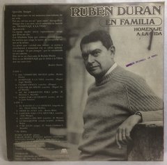 Vinilo Lp - Ruben Duran - Homenaje A La Vida 1980 Argentina - comprar online