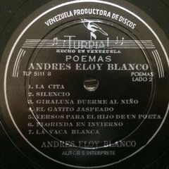 Vinilo Andres Eloy Blanco En Giraluna - Poemas Venezuela Lp - tienda online