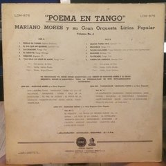 Vinilo Mariano Mores Poema En Tango Lp Argntina - comprar online