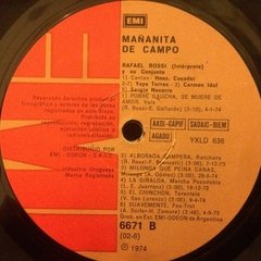 Vinilo Rafael Rossi Mañanita De Campo Lp Argentina 1974 - BAYIYO RECORDS