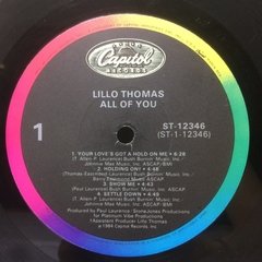 Vinilo Lillo Thomas All Of You Lp Usa 1984 Promo - BAYIYO RECORDS