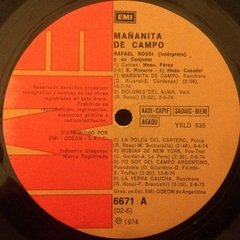 Vinilo Rafael Rossi Mañanita De Campo Lp Argentina 1974 en internet