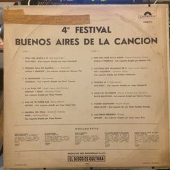 Vinilo Varios 4to Festival Buenos Aires De La Cancion Lp Arg - comprar online
