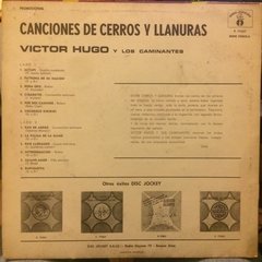 Vinilo Victor Hugo Y Los Caminantes Canciones De Cerros Y Ll - comprar online