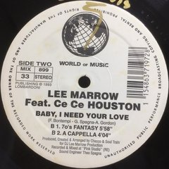 Vinilo Maxi Lee Marrow Feat. Ce Ce Houston Baby, I Need Your - tienda online