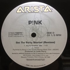 Imagen de Vinilo Pink Get The Party Started Remixes Maxi Us 2001 doble