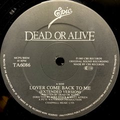Vinilo Dead Or Alive Lover Come Back To Me Extended Maxi - tienda online