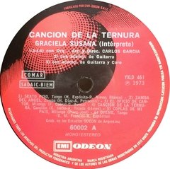 Vinilo Graciela Susana Cancion De La Ternura Lp Argentina 73 - comprar online