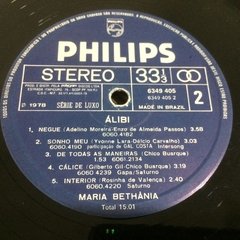 Vinilo Maria Bethania Alibi Lp 1978 Con Insert Imp Brasil - BAYIYO RECORDS