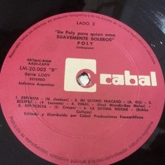 Vinilo De Poly Para Quien Ama Suavemente Boleros Lp Arg 1976 - BAYIYO RECORDS