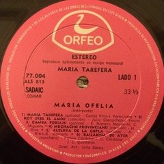 Vinilo Maria Ofelia Maria Tarefera Lp Argentina en internet