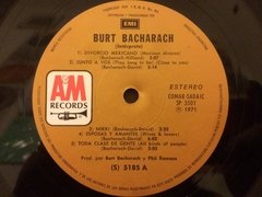 Vinilo Burt Bacharach Incluye Junto A Vos. Una Campana Menos - BAYIYO RECORDS