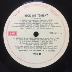 Vinilo Rock Me Tonight Lp Compilado Argentina 1985 - tienda online