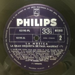 Vinilo Paul Mauriat - La Música Argentina Lp - tienda online