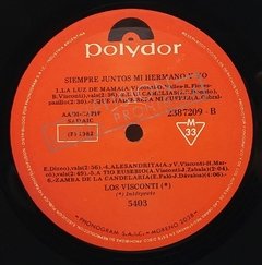 Vinilo Lp Los Visconti - Siempre Juntos Mi Hermano Y Yo 1982 - tienda online