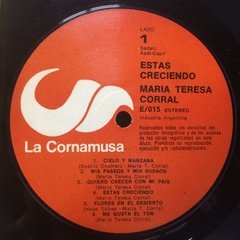 Vinilo Maria Teresa Corral Estas Creciendo Lp Argentina 1976 - tienda online