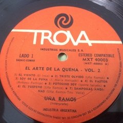 Vinilo Uña Ramos El Arte De La Quena Vol. 2 Lp Argentina - BAYIYO RECORDS