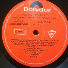 Vinilo Kitaro Live In Asia Lp Argentina 1988