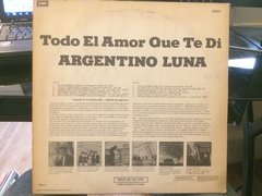 Vinilo Argentino Luna Todo El Amor Que Te Di Lp Argentina 74 - comprar online