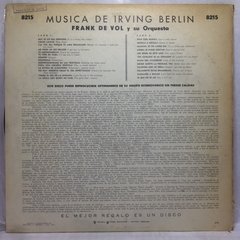 Vinilo Irving Berlin Frank De Vol Y Su Orquesta Tesoros De - comprar online