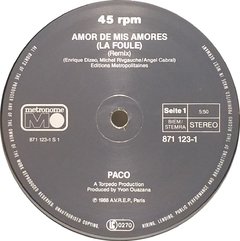 Vinilo Maxi Paco Amor De Mis Amores 1988 Aleman - BAYIYO RECORDS