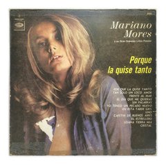 Vinilo Mariano Mores Porque La Quise Tanto Lp Argentina 1974