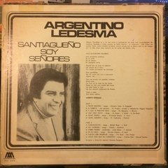 Vinilo Argentino Ledesma Santiagueño Soy Señores Lp Usa 1979 - comprar online
