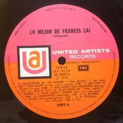 Vinilo Francis Lai Lo Mejor De Francis Lai De La Banda Origi - BAYIYO RECORDS