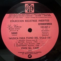 Vinilo John Mc. Cabe Musica Para Piano Del Siglo Xx Lp 1973 - tienda online