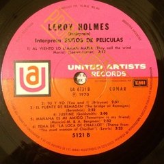 Vinilo Leroy Holmes Exitos De Pelicula Lp Argentina 1970 - BAYIYO RECORDS