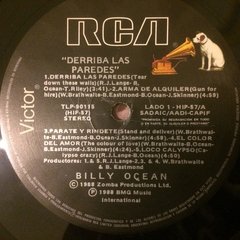 Vinilo Billy Ocean Derriba Las Paredes Lp Argentina 1988 en internet