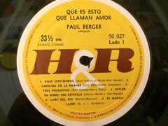 Vinlo Paul Berger Que Es Esto Que Llaman Amor Lp Argentina en internet